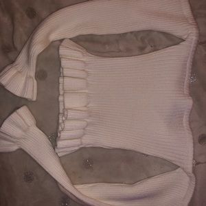 Off the shoulder sweater